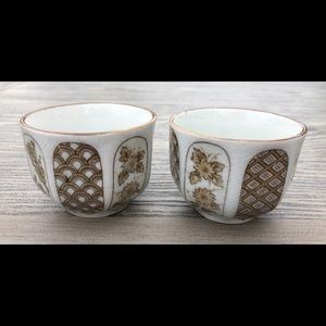 2-Vintage OMG Japanese Tea Cup Original Tags